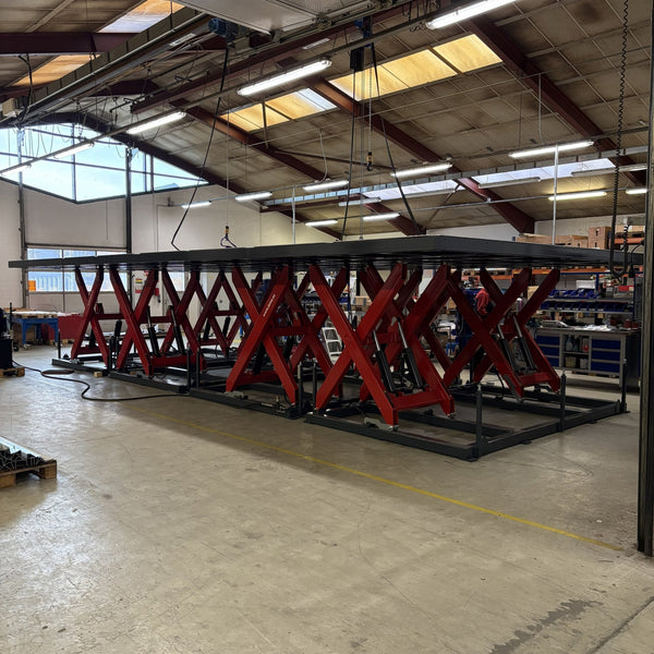 Læsserampe til TINE mejeri i Trondheim i Norge - JEMA LIFT